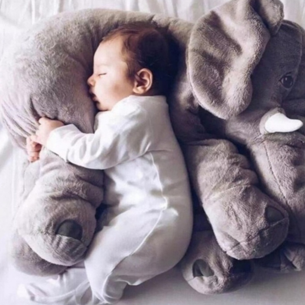 plush elephant pillow